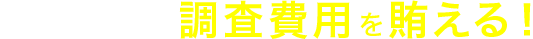 慰謝料請求で調査費用を賄える！